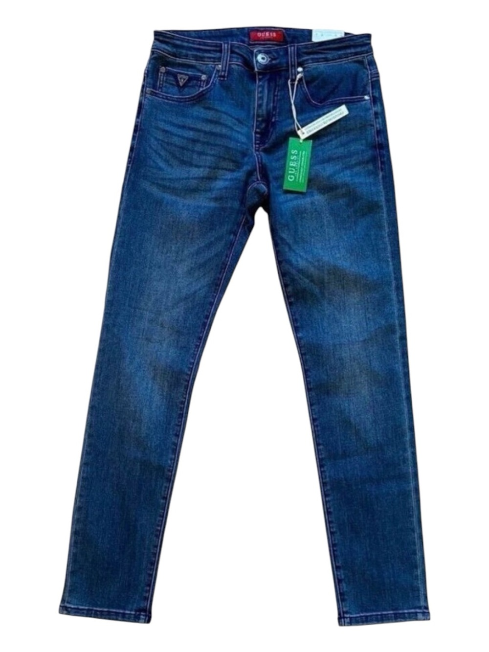 Guess Mid Rise Modern Skinny Avalon Jeans 29x30 Medium Wash Repreve Recycle